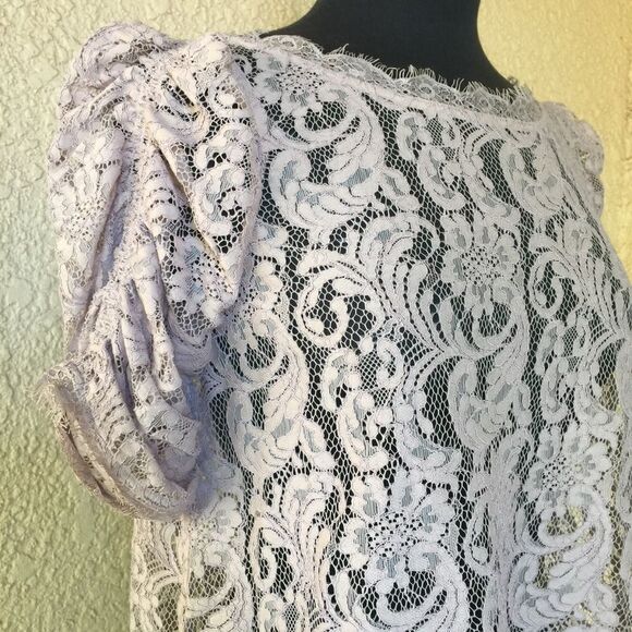 Joie Fanny Lace Scallop‎ Women's Blouse Small - Picture 2 of 8